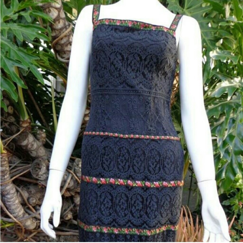 Nanette Lepore Black Lace Dress